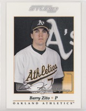 2001 Donruss Studio Private Signings Barry Zito Auto
