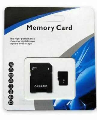 Micro SD Card 32GB 64GB 128GB 256GB 512GB 1TB Micro SD Memory Card TF Adapter - Image 1 of 4