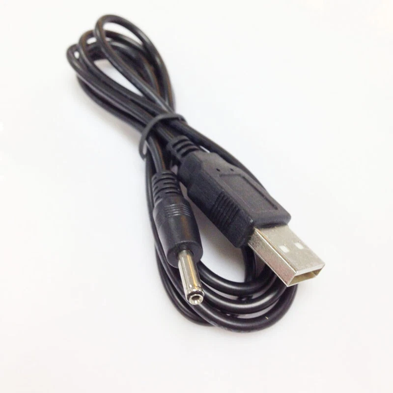 USB Male To DC 3.5mm Jack Female Connector Cable Cord 1.5M/4.9Ft Charge only - Image 1 of 4