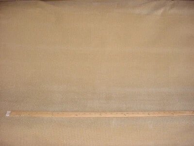 1-1/4Y Templeton JW 7531 Dobby Velvet Camel Cotton Drapery Upholstery Fabric - Image 1 of 3