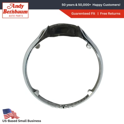 1941 Chrysler Left Right Side Headlight Headlamp Door Chrome Bezel 865764 NOS - Image 1 of 4