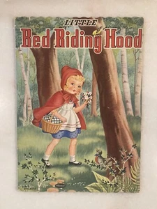 Vintage Little Red Riding Hood 1945 Illustrated by Doris Stolberg VG Condition - Picture 1 of 5
