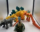 Fisher Price Mattel Dinosaur Kids Action Toy Stegosaurus/Triceratops/Pterodactyl