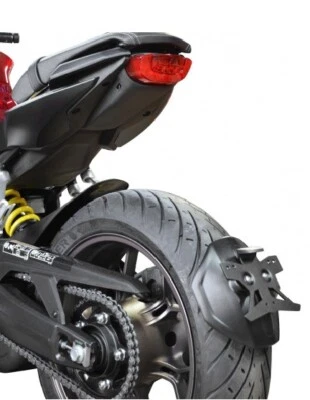 SUPPORT DE PLAQUE bas déporté avec garde boue HONDA CBR650R CB650R 2021-2022 - Photo 1/3