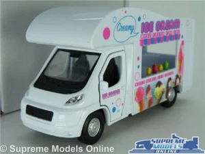 FIAT DUCATO MODEL ICE CREAM VAN 1:43-1:50 SCALE WELLY MOBILE SHOP PROMO K8 - Picture 1 of 6