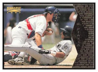 1997 Pinnacle #103 Mike Piazza - Los Angeles Dodgers - Image 1 of 2