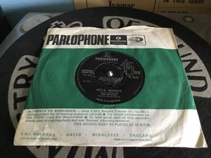 The Beatles Vinyl 45 Hello Goodbye - I Am The Walrus Uk Decca Contract Pressing - Picture 1 of 10