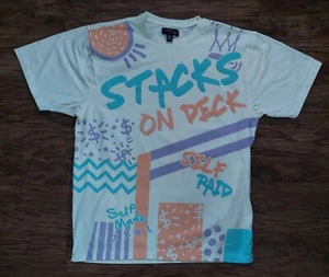 Studio Concept 23 Stacks On Deck T-shirt Size XXL AOP Big Logo  - Picture 1 of 5