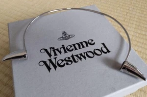 Vivienne Westwood Horn Tiara Silver Headpiece Accessory No Box - Picture 1 of 3