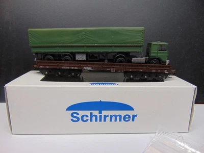 6achs. Schwerlastwagen mit MAN-Truck aus NVA-Set von Wiemo !!!limitiert!!! - Bild 1 von 4