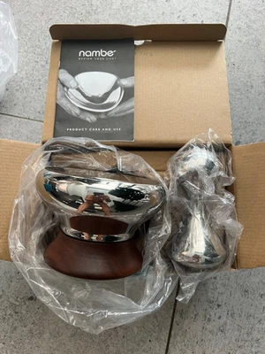 Mortero y mortero Nambe nuevo en caja etiqueta de 100$ Foto 1 de 4