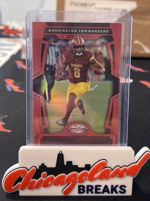 2025 Panini Donruss Elite - Brian Robinson Jr. #25 Red /99 Color Match #AD - Image 1 of 2