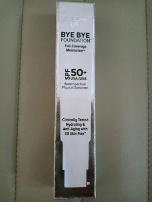 It Cosmetics Bye Bye Foundation 1 Oz Moisturizer - Rich Honey NEW - Image 1 of 4