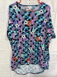 LuLaRoe Disney Multicolor Top Tee Shirt Minnie Mouse Small - Picture 1 of 3