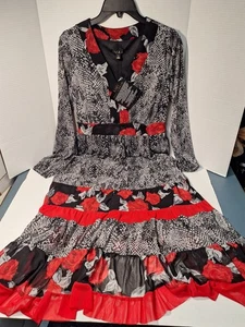 Iman Kleid, Damen Small. Polyestermischung, Maxi, Neu mit Etikett!, transparent - Bild 1 von 8