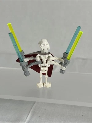 LEGO General Grievous Minifigure w/ Cape - 7255 Star Wars Episode 3 Replaced Arm - Image 1 of 4