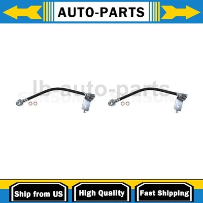Rear Outer Brake Hose Line 2x For Mercury Grand Marquis 4.6L 1992-1997 - Image 1 of 4