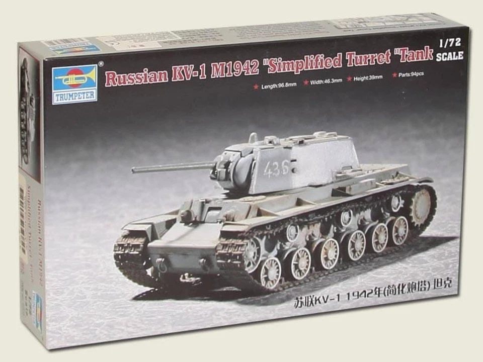 KV-1 Model 1942 Simplified Turret Tank / 1:72 - Trumpeter / 07234 - Bild 1 von 1