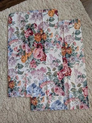 Juego de 2 fundas de almohada estándar florales Ralph Lauren "Allison" 100 % algodón usadas en excelente estado Foto 1 de 4