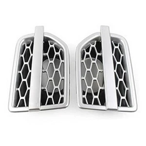 Silver Grille Fender Air Outlet Automotive Accessories Modern Sleek Design - Picture 1 of 9