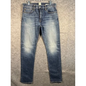 Hiroshi Kato The Pen Slim Made in USA Distressed Denim Jeans Mens Size 34 - Picture 1 of 10