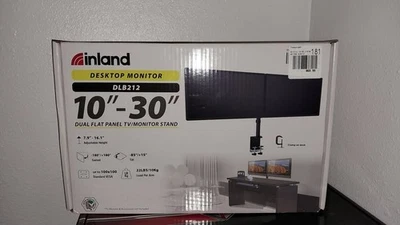 Inland Dual-Monitor Desk Mount, up to 30" - Image 1 of 4