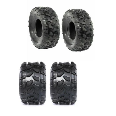 4pcs 19x7-8 Front Rear 18x9.5-8 Tire ATV 6PR 19x7.00-8 18x9.50-8 Tires ATV Mower - Image 1 of 4
