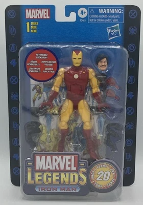 Figura de acción Iron Man 20 aniversario Marvel Legends - F3463 (2022, Hasbro) Foto 1 de 2