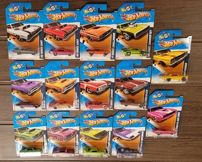 Hot Wheels Mopar Muscle Mania 2012 lote de 14 con variantes Pink Aar ¡Mal estado! Foto 1 de 4