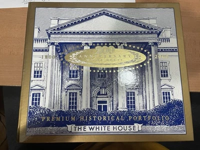 200th Anniversary White House Premium Historic Portfolio 20$ Bill With Stamps - Image 1 of 4