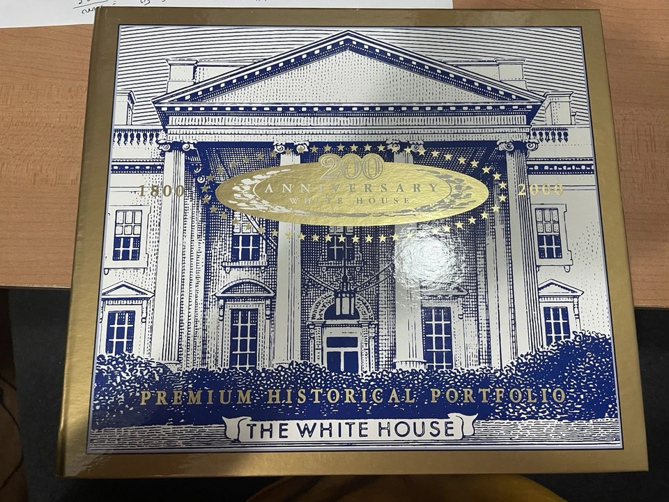 200th Anniversary White House Premium Historic Portfolio 20$ Bill With Stamps - Image 1 of 4