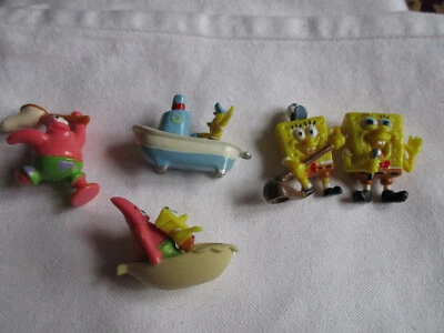 5 x Spongebob Sammelfigur, Viacom, 4 cm - Bild 1 von 4
