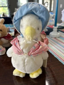Vintage Eden Toys Jemima Puddleduck Stuffed Plush Beatrix Potter Peter Rabbit - Picture 1 of 9