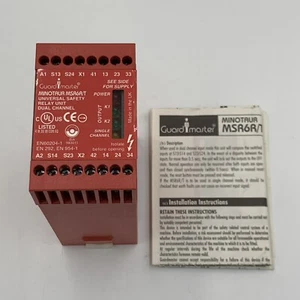 GuardMaster Minotaur MSR6R/T relè monitoraggio sicurezza nuovo vecchio stock - Foto 1 di 6