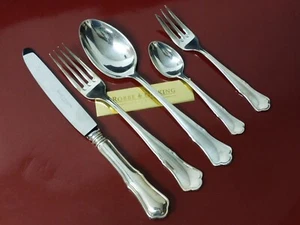 ROBBE & BERKING R&B ALT CHIPPENDALE 30TL MENÜBESTECK 925 STERLING SILBER - Bild 1 von 2