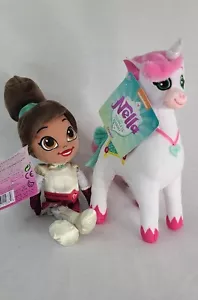 Nella the Princess Knight Chevalier Nickelodeon Plush & Trinket Unicorn Toy Duo - Picture 1 of 5