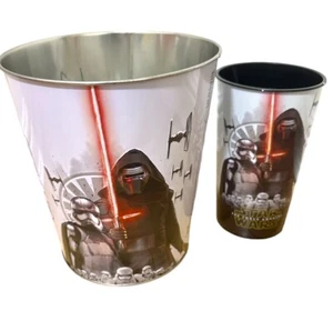 Star Wars the Force Awakens Kylo Ren Popcorn Bucket and drink cup - Picture 1 of 3