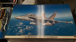 Hasegawa 9339 1/48 "FA-18D Hornet VMFA(AW)-224 Bengals" Model Airplane Kit - Picture 1 of 4