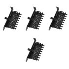 4 Pieces Computer Fan Controller Cooling Speed Variable