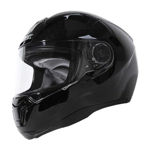 Casco de motocicleta NiTEK N125 Interceptor Street Style cara completa negro brillante L - Imagen 1 de 2