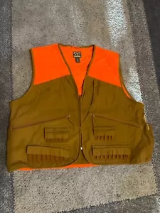 Gander Mountain Guide Series Men's Blaze Orange Tan Hunting Vest-Size XL - Picture 1 of 4