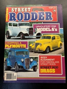 Vintage STREET RODDER Magazine Dec 1978 Bucket Model A Upholstery Tips Coupe - Picture 1 of 18