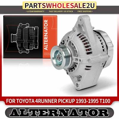 Alternador para camioneta Toyota 4Runner 93-95 T100 93-94 60A 12V CW polea de 4 ranuras Foto 1 de 4