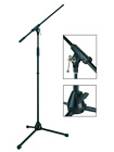 Stage Pro Serie Mikrofonständer mit Ausleger max. Höhe 165cm, schwarz