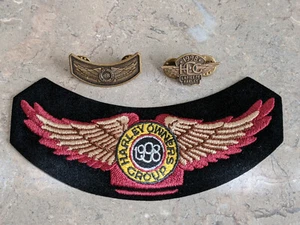 1998 Harley Davidson HOG Patch and Pins Ladies of Harley - Picture 1 of 5