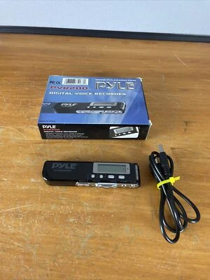 PYLE Digital Voice Recorder with 4GB Built-in Memory PVR200 With Cable in Box - Image 1 of 4