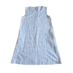 Eileen Fisher womens Sz PS light beige organic linen blend dress - Picture 1 of 8