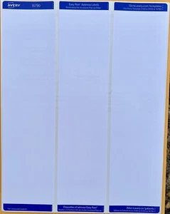 Avery Labels 600 5160 / 8160 - Address Mailing Labels 1” x 2 5/8" 16790 600 Qty - Picture 1 of 5