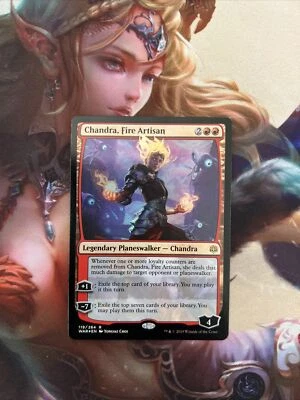 [1x] Chandra, Fire Artisan - Foil - Near Mint, English - War of the Spark MTG Ma - Image 1 of 2