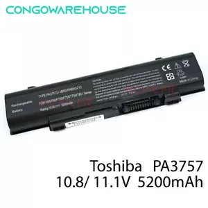 Toshiba Laptop Battery PA3757U-1BRS for Qosmio F60-10H F60-10J F60-10U F60-10W - Picture 1 of 6